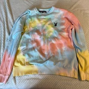 Tie-dye Playboy Crewneck